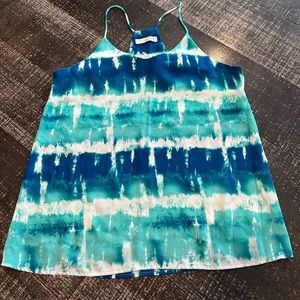 Tie dye light weight tank top